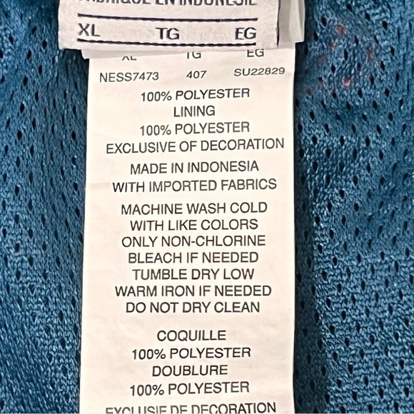 Nike Mens Swim Trunks Size XL Blue Orange Swoosh Logo Drawstring Beach Swimming - Picture 6 of 12